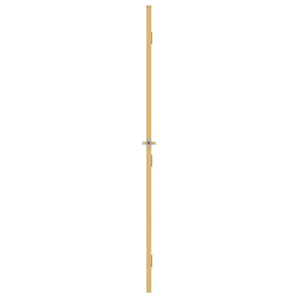 Innentür Schlank Golden 93x201,5 cm Hartglas und Aluminium
