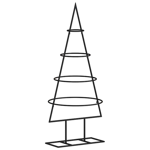 Metall Weihnachtsbaum Deko Schwarz 60cm