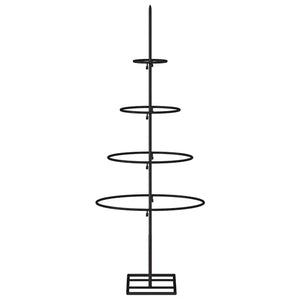 Metall Weihnachtsbaum Deko Schwarz 60cm