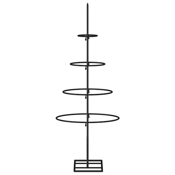 Metall Weihnachtsbaum Deko Schwarz 60cm
