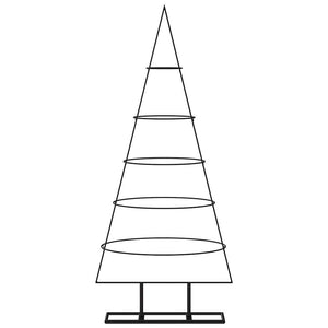 Schwarzer Metall Weihnachtsbaum 125 cm