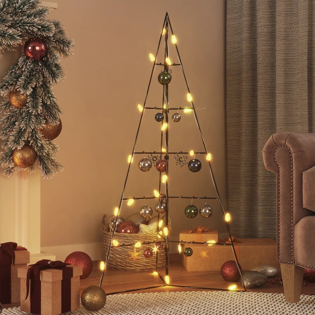 Metall Weihnachtsbaum Schwarz 100cm