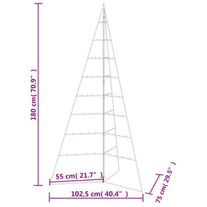 Schwarzer Metall Weihnachtsbaum 180cm