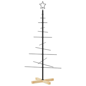 Schwarzer Metall Weihnachtsbaum 120 cm
