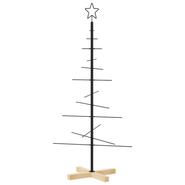 Schwarzer Metall Weihnachtsbaum 120 cm