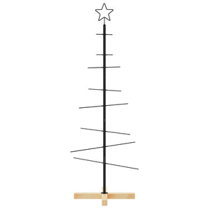 Schwarzer Metall Weihnachtsbaum 120 cm