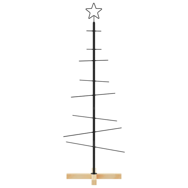 Schwarzer Metall Weihnachtsbaum 120 cm