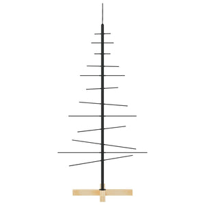 Schwarzer Metall Weihnachtsbaum 120 cm