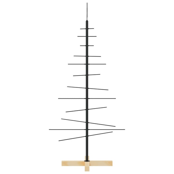Schwarzer Metall Weihnachtsbaum 120 cm