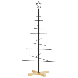 Schwarzer Metall Weihnachtsbaum 120 cm