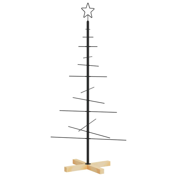 Schwarzer Metall Weihnachtsbaum 120 cm