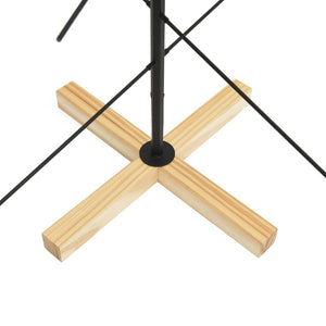 Schwarzer Metall Weihnachtsbaum 120 cm
