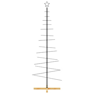 Metall Weihnachtsbaum Schwarz 180cm