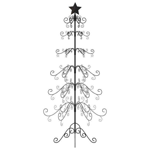 Schwarzer Metall Weihnachtsbaum 215cm