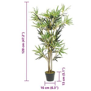 Künstlicher Bambusbaum, 120cm, 552 Blätter
