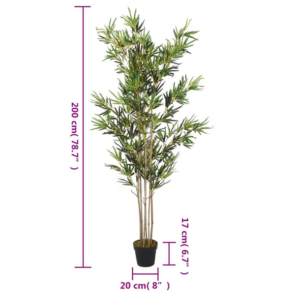 Künstlicher Bambusbaum, 200 cm hoch