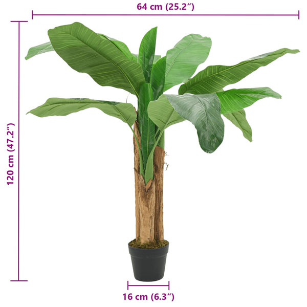 Künstlicher Bananenbaum 120cm