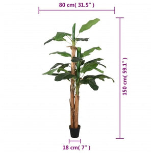Künstlicher Bananenbaum, 150cm