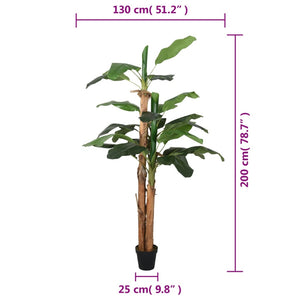 Künstlicher Bananenbaum, 200 cm