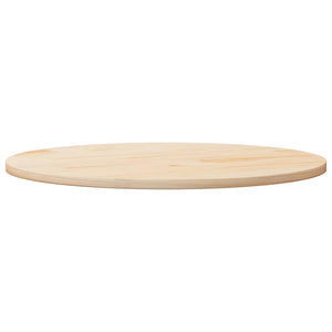 Massivholz Tischplatte Rund Ø80cm Kiefer