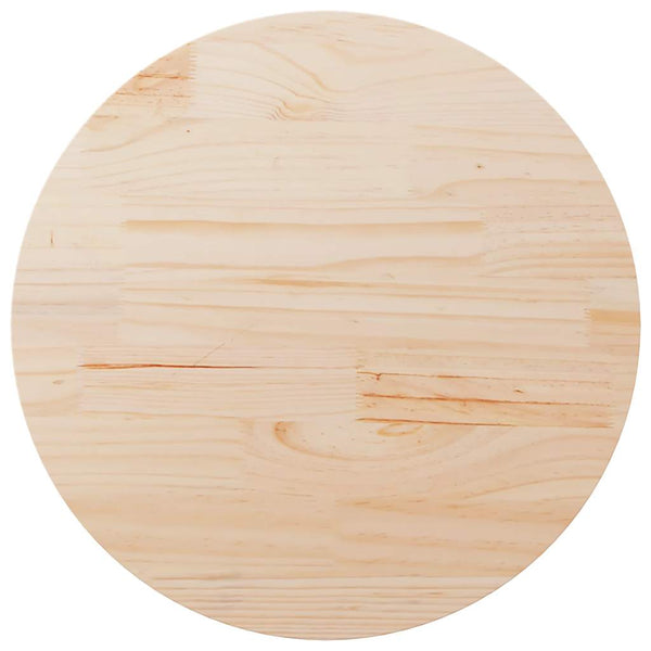 Runde Tischplatte Ø90cm Kiefer Massivholz