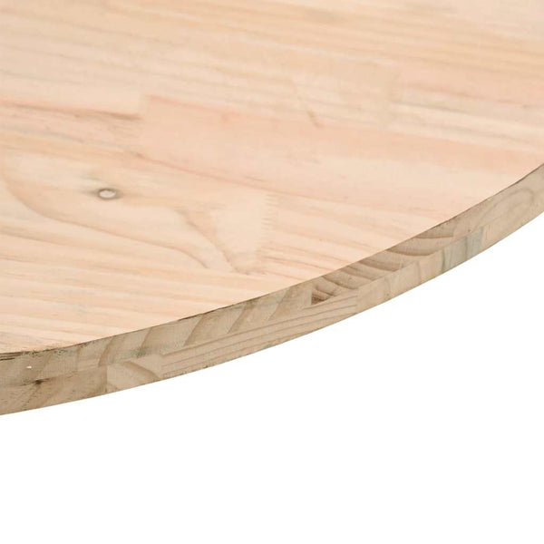 Runde Tischplatte Ø90cm Kiefer Massivholz