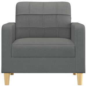 Dunkelgrauer Stoff Sofasessel 60 cm