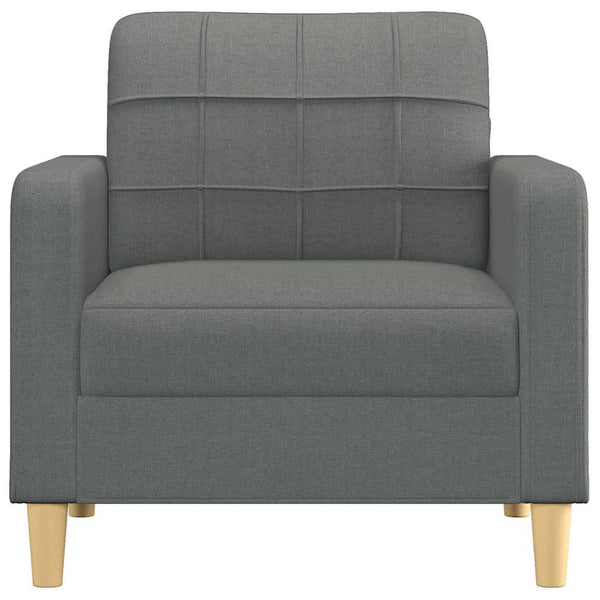 Dunkelgrauer Stoff Sofasessel 60 cm