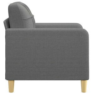 Dunkelgrauer Stoff Sofasessel 60 cm