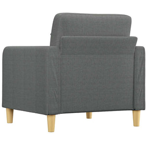 Dunkelgrauer Stoff Sofasessel 60 cm