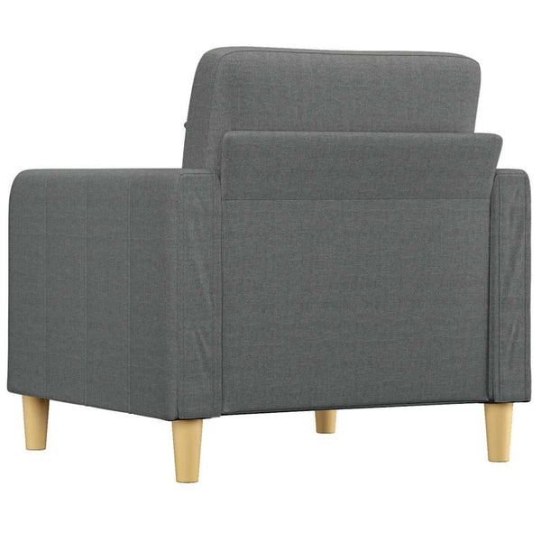 Dunkelgrauer Stoff Sofasessel 60 cm