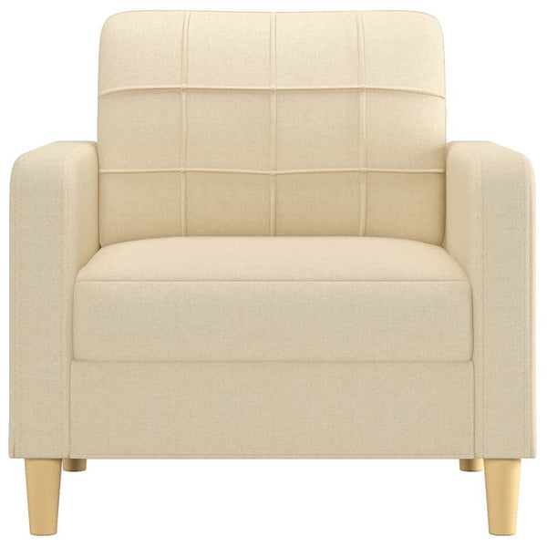Sessel Creme Stoff 60 cm