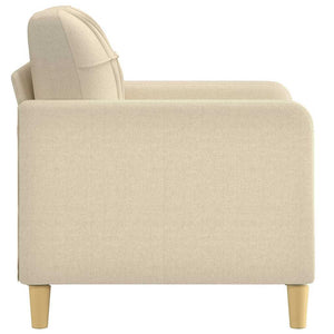 Sessel Creme Stoff 60 cm