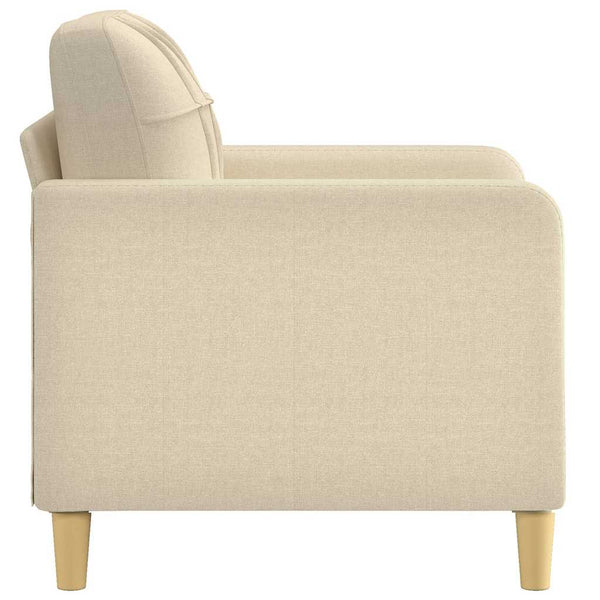 Sessel Creme Stoff 60 cm