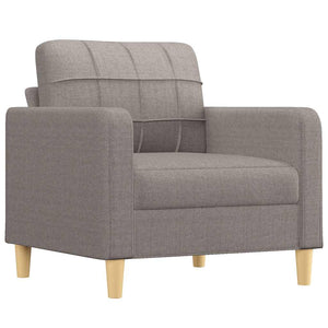 Taupe Stoff Sessel 60 cm