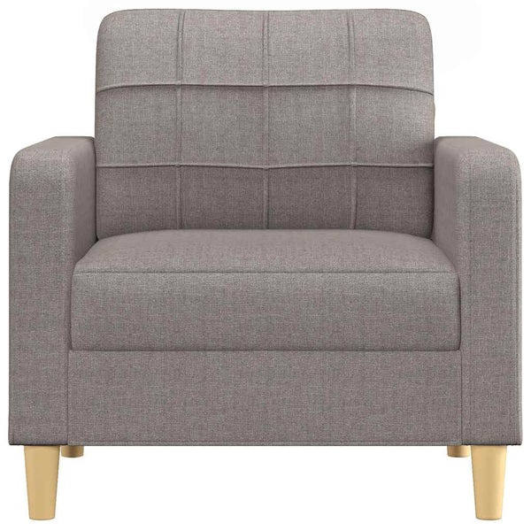 Taupe Stoff Sessel 60 cm