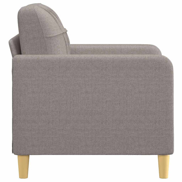 Taupe Stoff Sessel 60 cm
