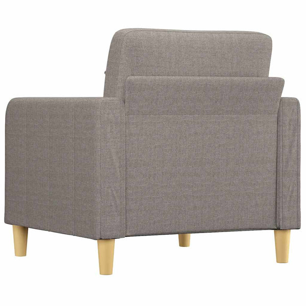 Taupe Stoff Sessel 60 cm