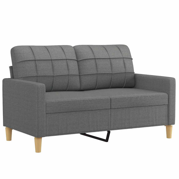 Dunkelgraues 2-Sitzer Sofa, 120cm