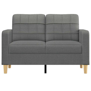Dunkelgraues 2-Sitzer Sofa, 120cm