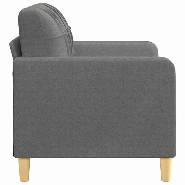 Dunkelgraues 2-Sitzer Sofa, 120cm