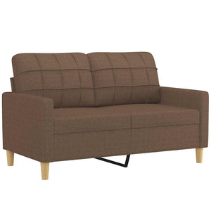 Braunes 2-Sitzer Sofa, 120 cm