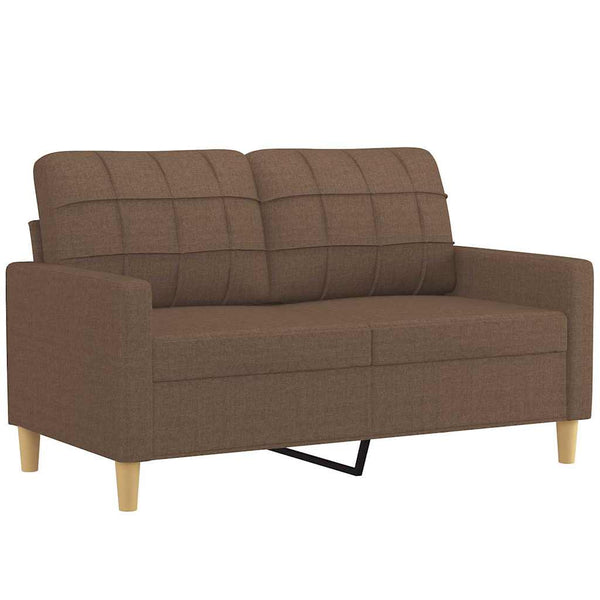 Braunes 2-Sitzer Sofa, 120 cm