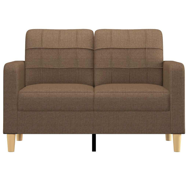 Braunes 2-Sitzer Sofa, 120 cm