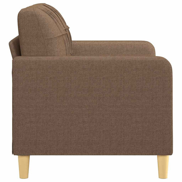 Braunes 2-Sitzer Sofa, 120 cm