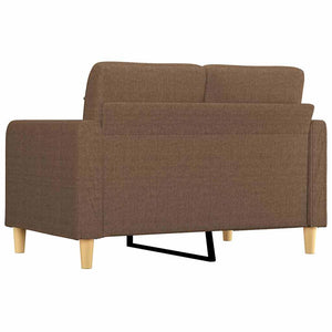 Braunes 2-Sitzer Sofa, 120 cm