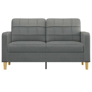 2-Sitzer Sofa Dunkelgrau Stoff 140 cm