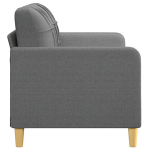 2-Sitzer Sofa Dunkelgrau Stoff 140 cm