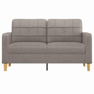 2-Sitzer Sofa Taupe Stoff 140 cm