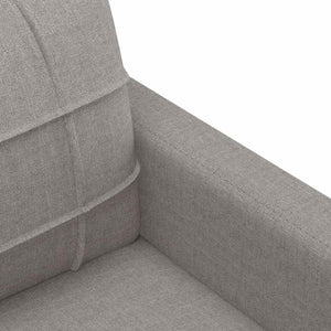 2-Sitzer Sofa Taupe Stoff 140 cm